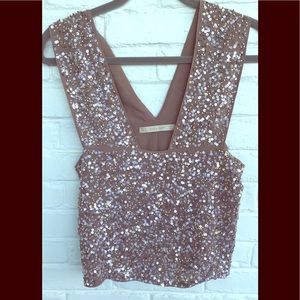 Zara sequined top